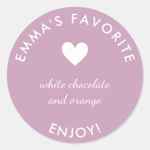 Pink Bride's favourite wedding favour sticker