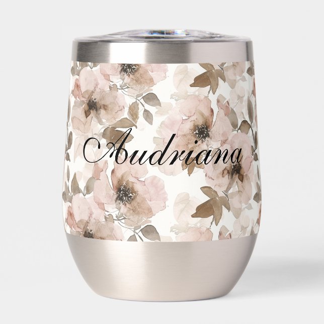 Pink Brown Cowgirl Southwestern Floral  (Front)