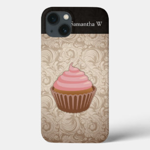 Pink/Brown Cupcake iPhone 13 Case