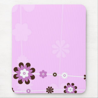 Pink & Brown Girly Mousepad