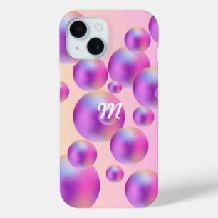 Pink Bubble  iPhone 15 Case
