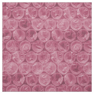 Pink bubble wrap pattern fabric