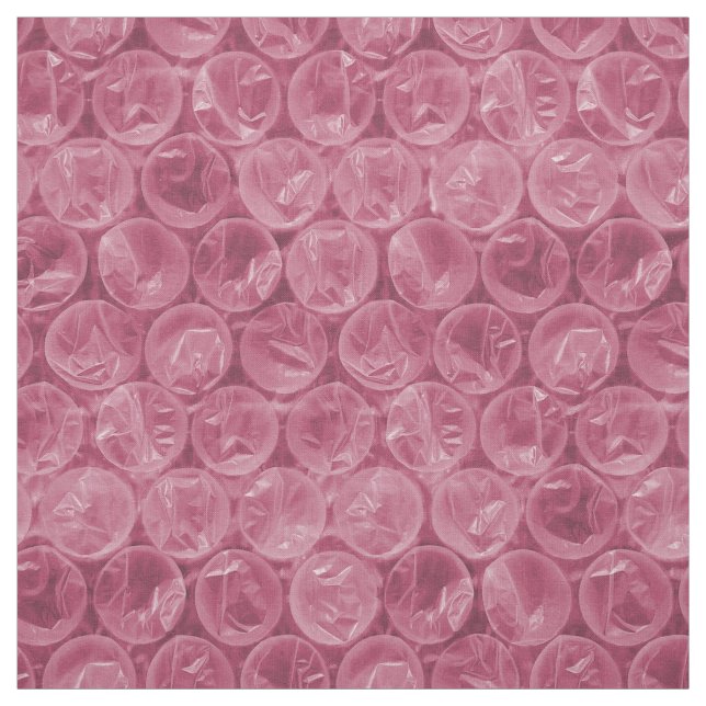 Pink bubble wrap pattern fabric (Swatch)