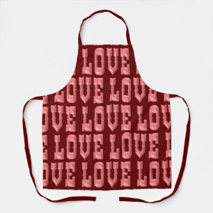 Pink Bubblegum LOVE Apron