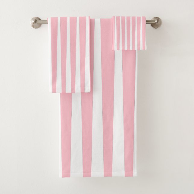 Pink Bubblegum Pleat Triangle Design Towel (Insitu)