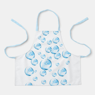Pink Bubbles Blue Apron