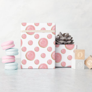 Pink Bubbles Wrapping Paper