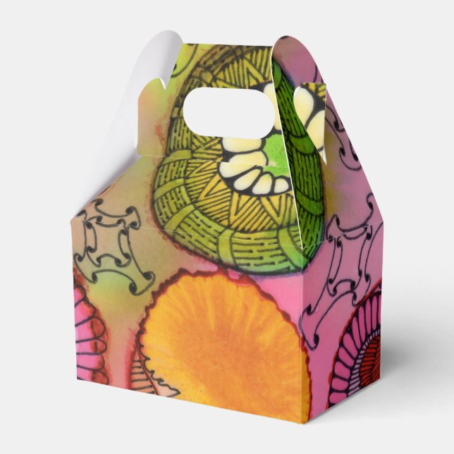 Pink Buckle Favour Box (Front Side)