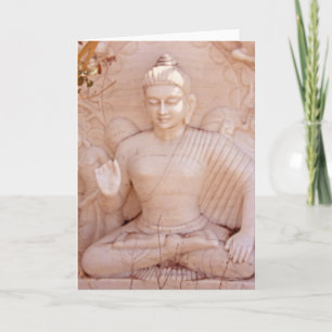 Pink Buddha Card
