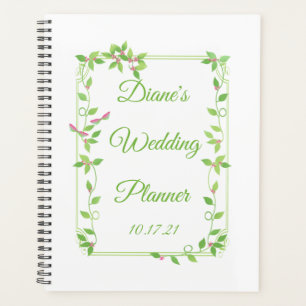 Pink Buds on Green Ivy Wedding Planner