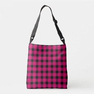 Pink Buffalo Country Lumberjack Plaid Crossbody Bag