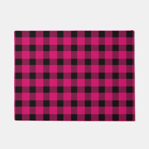 Pink Buffalo Country Lumberjack Plaid Doormat