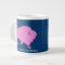 Pink buffalo logo with shop url