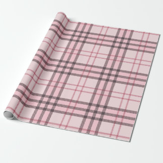 Pink Buffalo Plaid Gingham Wrapping Paper