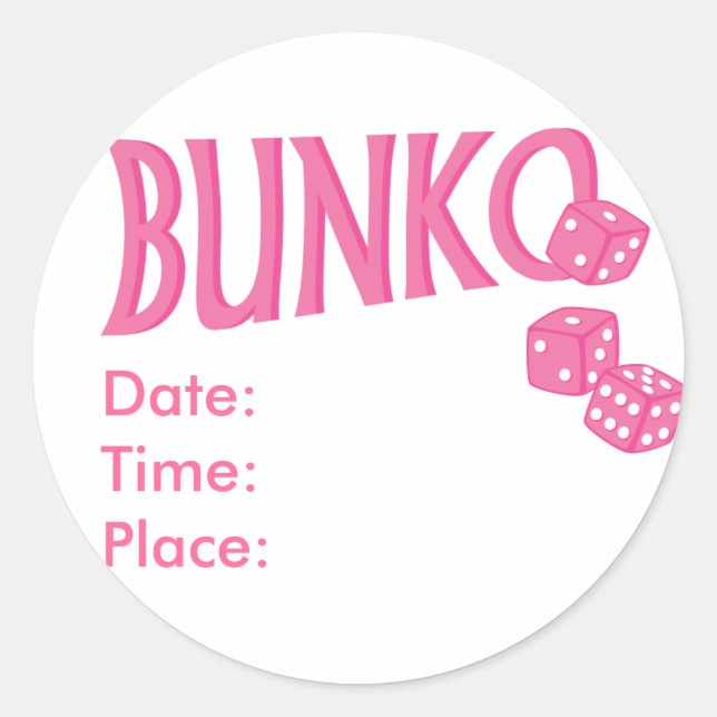 Pink Bunko Reminder Stickers (Front)