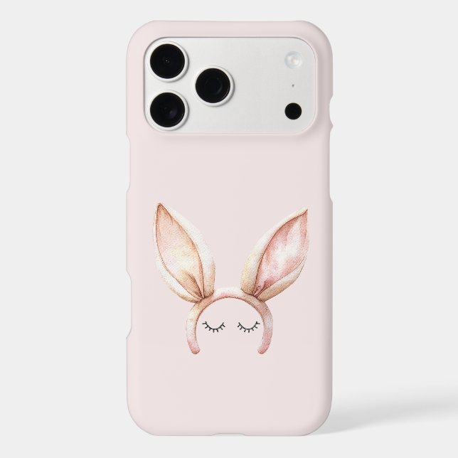Pink Bunny Ears Eyelashes (Back)