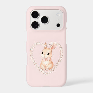 Pink Bunny Heart iPhone Case Cute Coquette