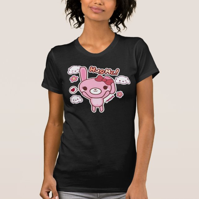 Pink Bunny "Hug Me" T-Shirt (Front)
