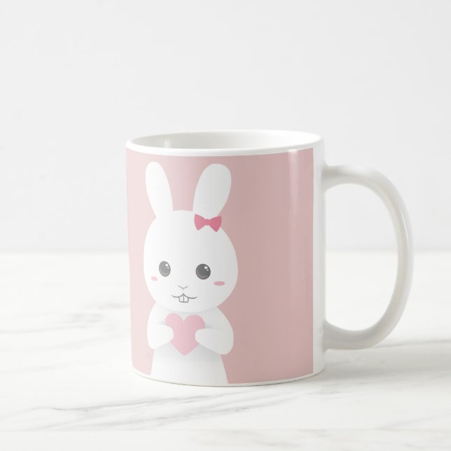 Pink Bunny Mug (Right)