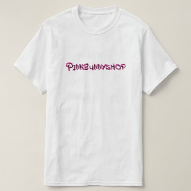 Pink Bunny Shop Melt LoGo unisex T-Shirt  (Design Front)