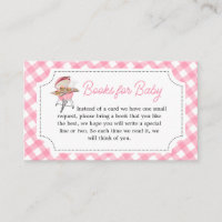 Pink Burger BBQ Baby Shower Books for Baby