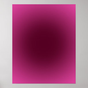 Pink Burgundy Aura Gradient 16x20 Poster