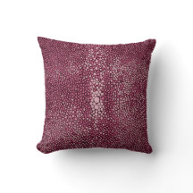 Pink & Burgundy Shagreen