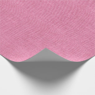 Pink Burlap Texture Wrapping Paper