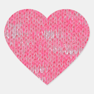Pink Burn Out Pattern Peace Love Destiny Art Heart Sticker
