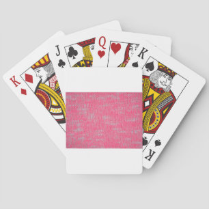 Pink Burn Out Pattern Peace Love Destiny Art Playing Cards