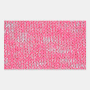 Pink Burn Out Pattern Peace Love Destiny Art Rectangular Sticker