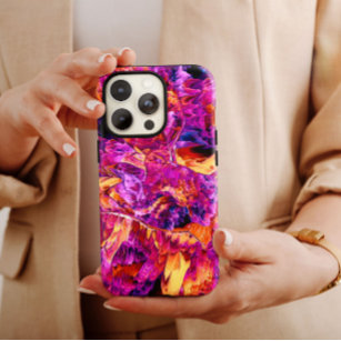 Pink Burst Abstract   iPhone 14 Case-Mate Case-Mate iPhone 14 Case