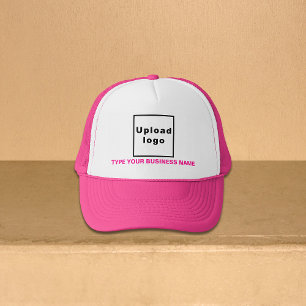 Pink Business Brand on Trucker Hat