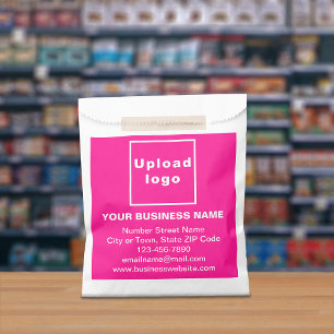 Pink Business Brand Paper Bags