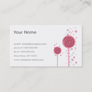 Pink Business Card