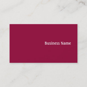 Pink Business Card