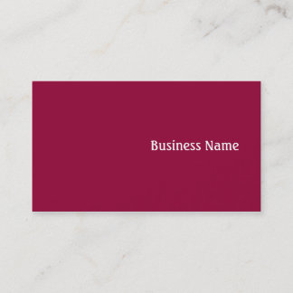 Pink Business Card