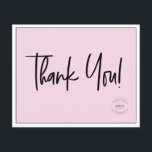 Pink Business Logo Social Website Code Thank You  Flyer<br><div class="desc">Express your gratitude to your valued customers with the Pink Budget Business Logo Social Website Code Thank You Flyer. This cost-effective flyer option enables you to extend your thanks to a larger audience, ensuring that more people feel appreciated for their support. Customisation is key to making this flyer truly personalised...</div>