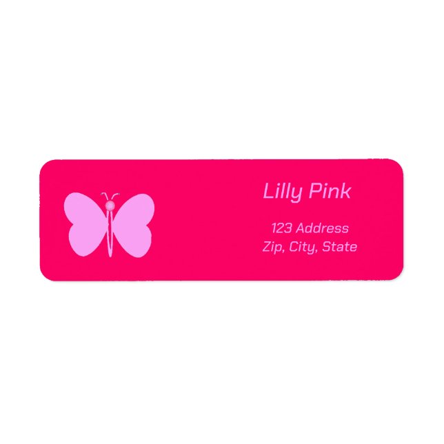 pink butterfly   (Front)