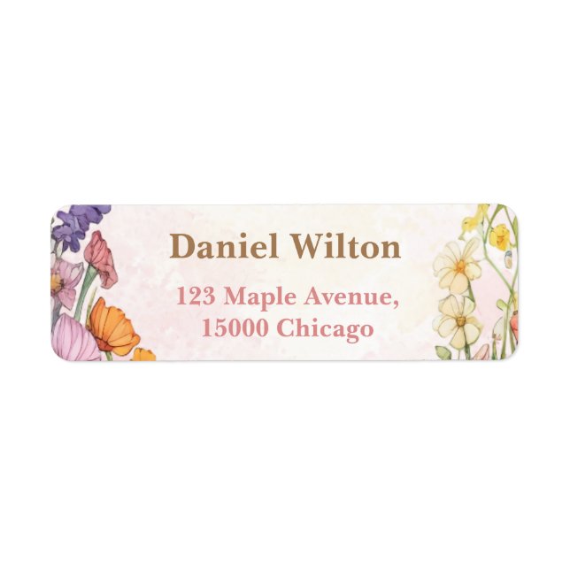 Pink Butterfly Baby Shower Floral Garden (Front)