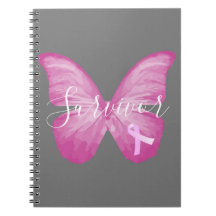 Pink Butterfly Breast Cancer Survivor