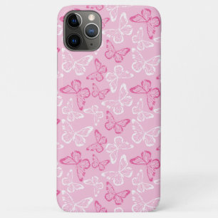 Pink Butterfly iPhone 11 Pro Max Case