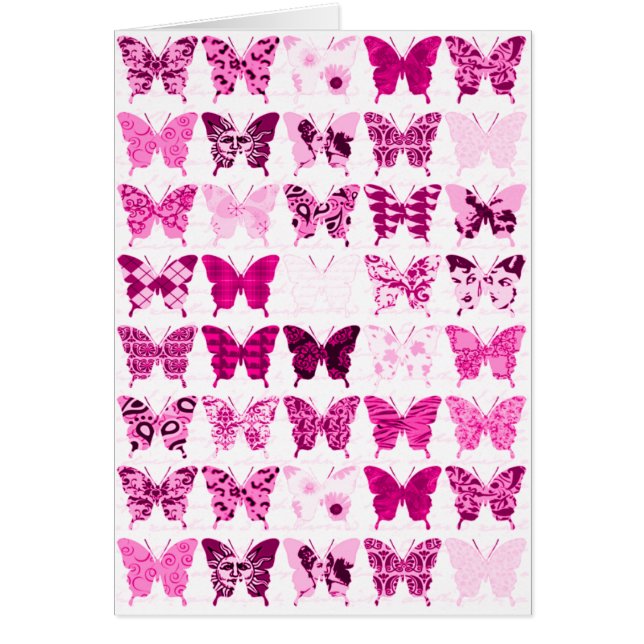 Pink Butterfly Collage (Front)