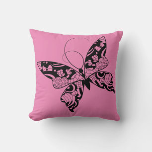 Pink Butterfly - CYO - Kids Plush Pillow