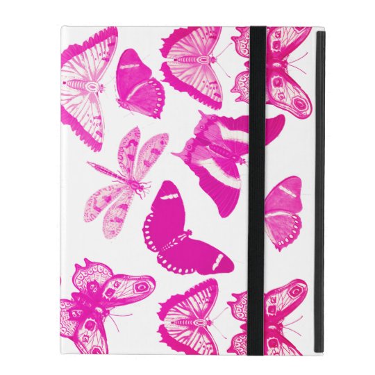 Pink Butterfly iPad Case Zazzle.co.uk