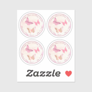 Pink Butterfly Kisses and Baby Wishes Baby Shower
