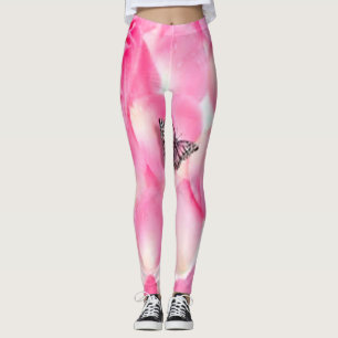 Pink Butterfly Leggings