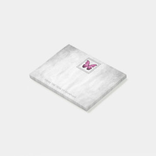 Pink Butterfly Personalised Notes