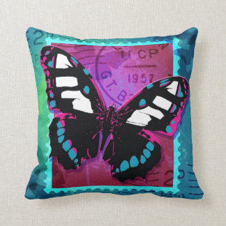 Pink Butterfly Pillow/Cushion Cushion