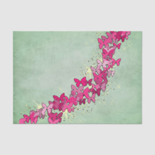Pink Butterfly Princess Tissue Paper